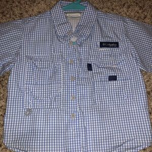 XXS boys Columbia PFG button down